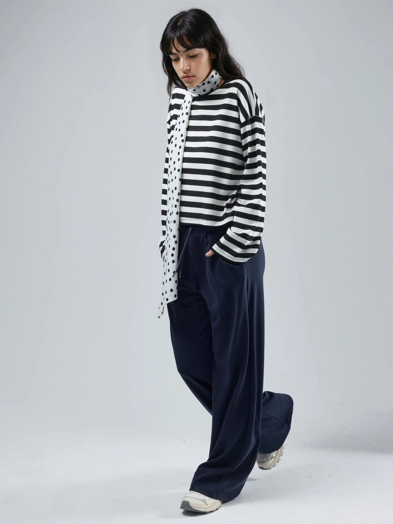 BUSEM Mid Waist Wide Leg Modal Pants - Image 2
